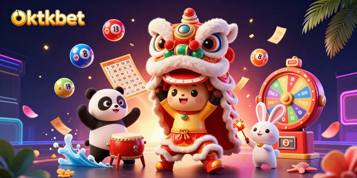 Engage with the vibrant world of oktkbet where luck jumps with colorful lottery balls and lively characters.