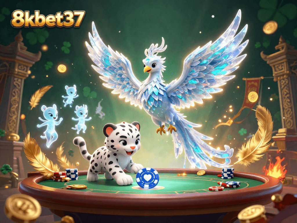 Experience the magic of 8kbet37 with vibrant casino characters and immersive gaming elements.