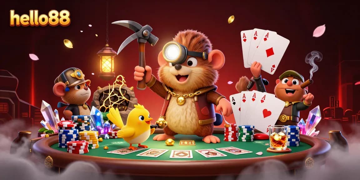 Experience exciting gameplay at hello88 with dynamic poker action and colorful casino elements.