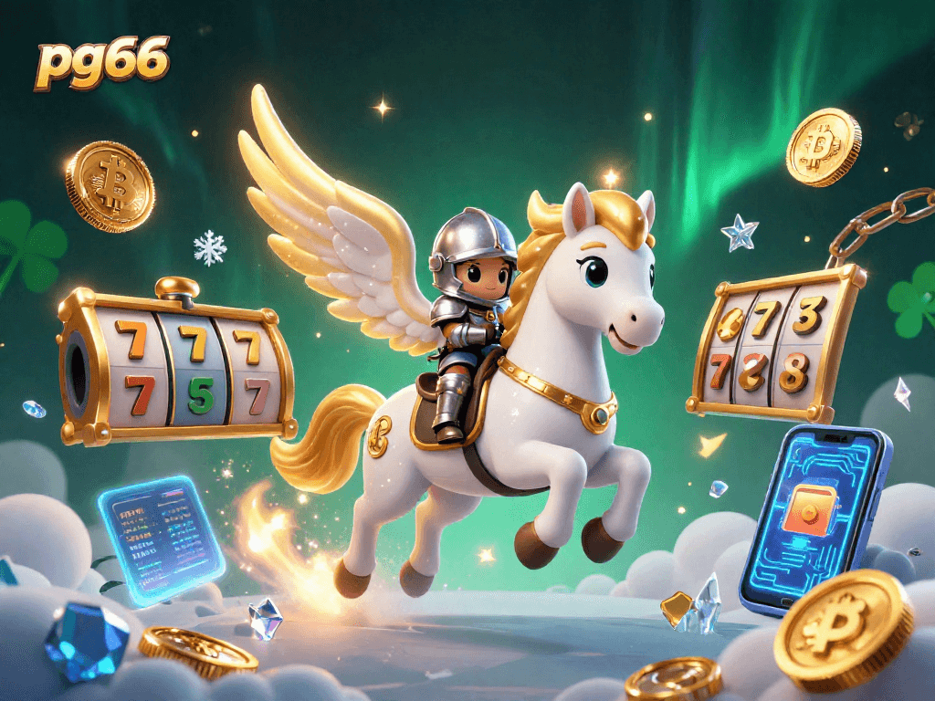 Experience exciting gaming adventures at pg66, featuring dynamic slot reels and engaging jackpot counters.