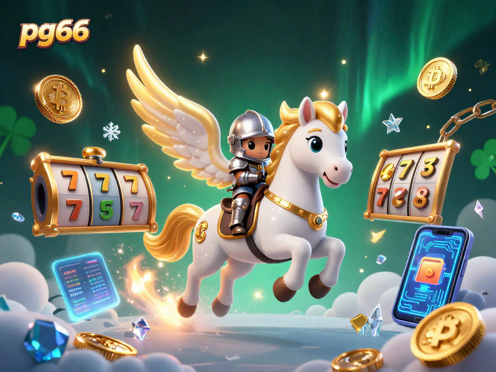 Experience exciting gaming adventures at pg66, featuring dynamic slot reels and engaging jackpot counters.