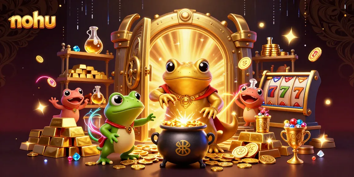 Nohu enthralls players with exciting jackpots, filled with colorful slot elements and golden treasures.