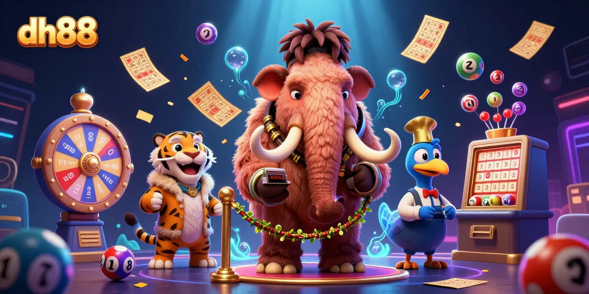 Experience thrilling casino moments with dh88 featuring a woolly mammoth bouncer and vibrant game elements.