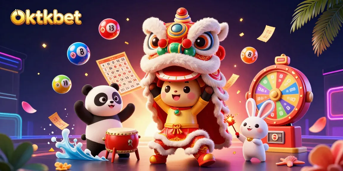 Engage with the vibrant world of oktkbet where luck jumps with colorful lottery balls and lively characters.