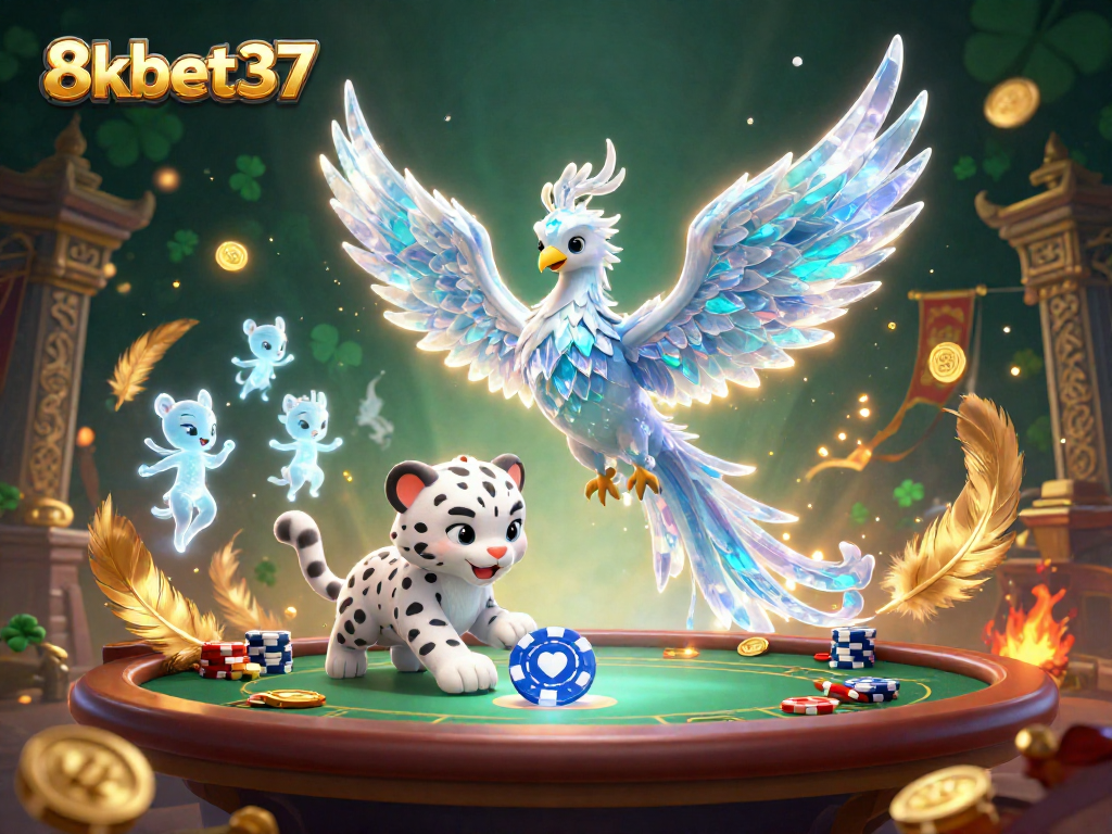 Experience the magic of 8kbet37 with vibrant casino characters and immersive gaming elements.