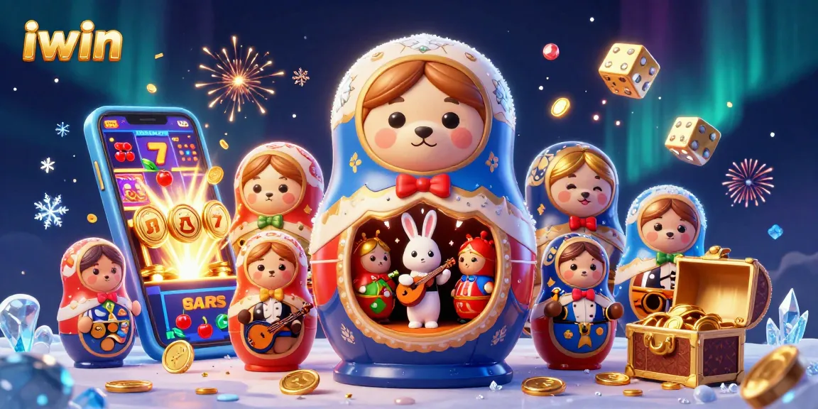 Spin and win at iwin with festive casino characters and thrilling gaming elements