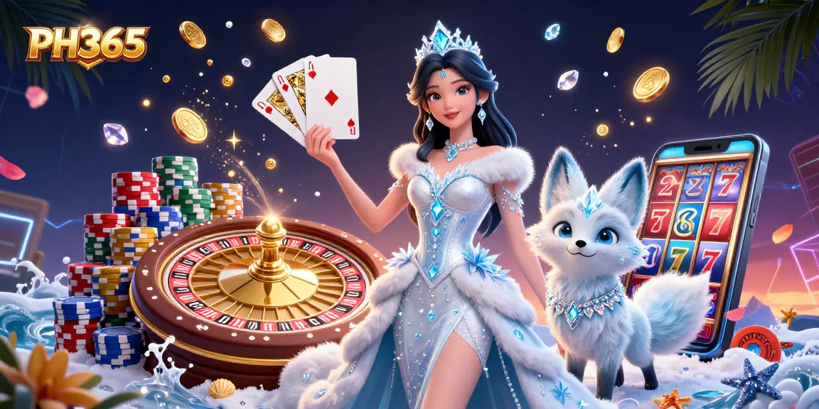 Win big at PH365 with a vibrant casino scene showcasing exciting games and immersive gameplay.