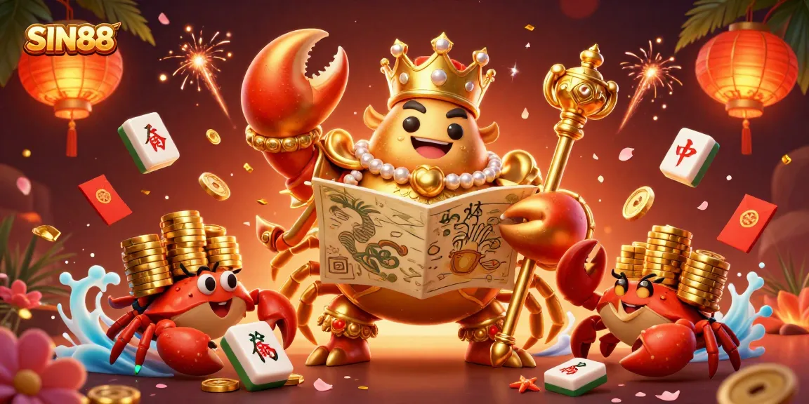 Experience thrilling gaming with SIN88's vibrant 3D carnival scene filled with action and fortune.