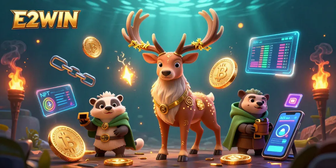 E2WIN players enjoy thrilling poker games surrounded by stunning 3D visuals and crypto elements.