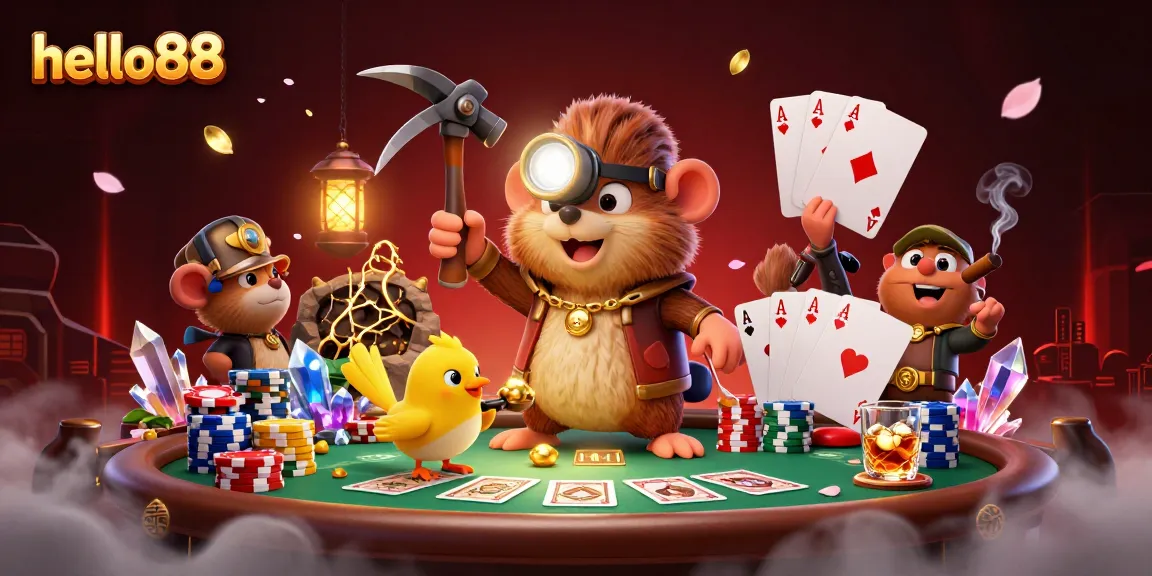 Experience exciting gameplay at hello88 with dynamic poker action and colorful casino elements.