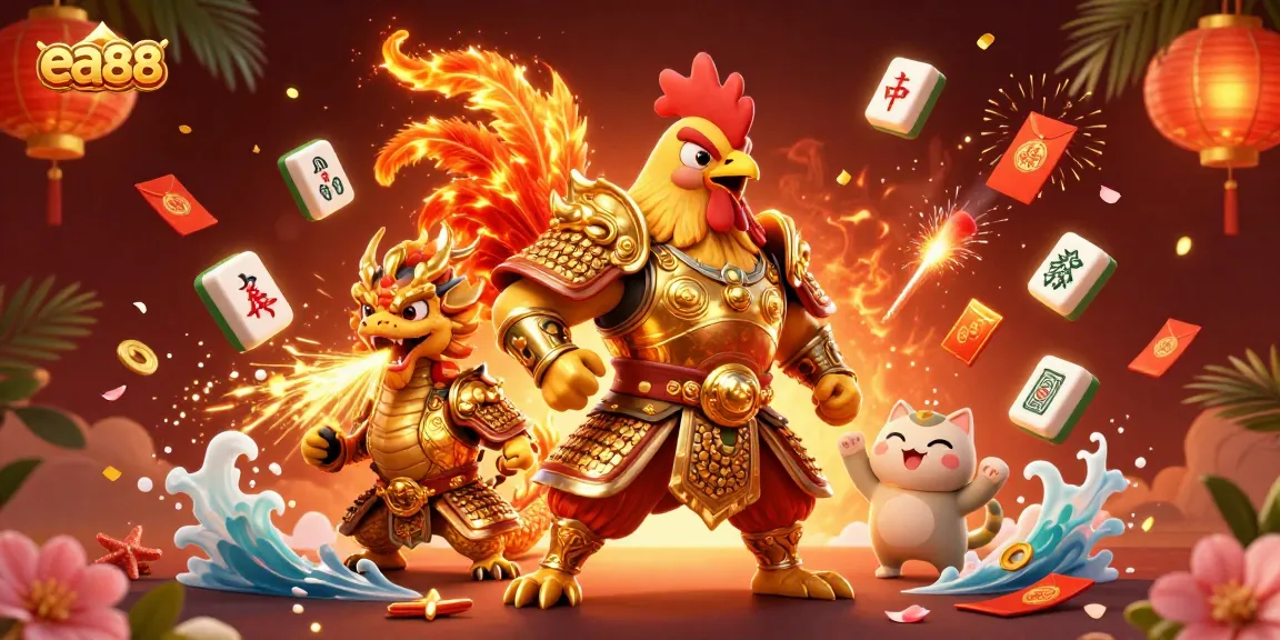 Experience the thrill of winning at ea88 with exciting characters and vibrant casino elements.