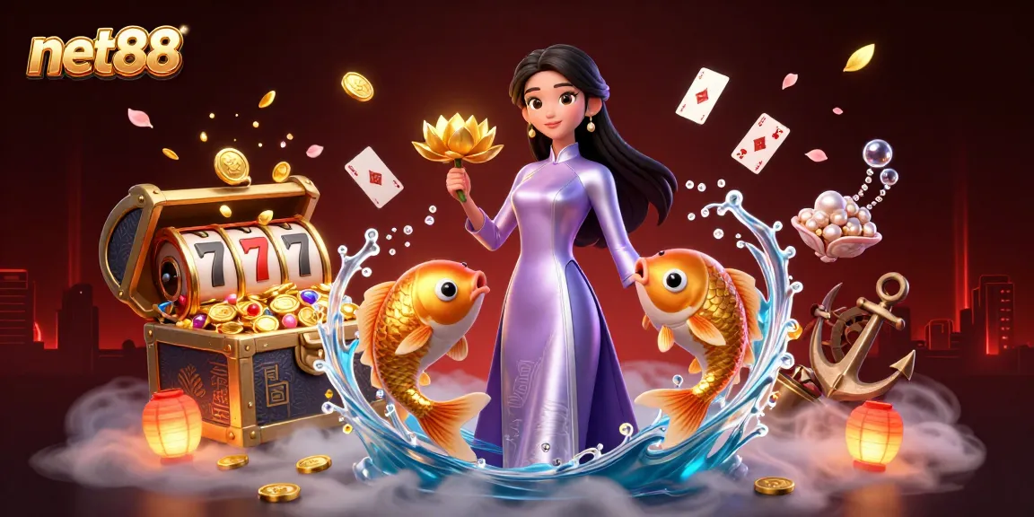 Engage with net88's thrilling online slots and casino games amidst festive decorations.