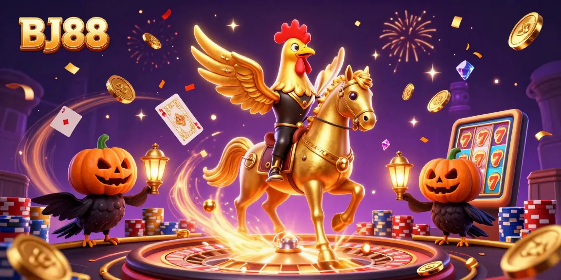 Experience the thrill of winning at BJ88 Casino with vibrant characters and dynamic gaming elements.